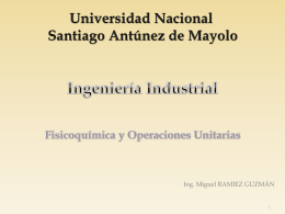 Ing. Miguel RAMIEZ GUZMÁN   • Trabajo • Primera ley de la termodinámica • Sistemas no aislados en procesos cíclicos • Segunda ley de la.