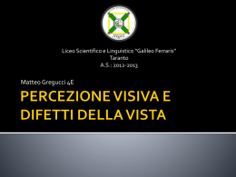 Liceo Scientifico e Linguistico “Galileo Ferraris” Taranto A.S.: 2012-2013  Matteo Gregucci 4E   È un organo approssimativamente sferico di circa 23 mm di diametro, ha il.