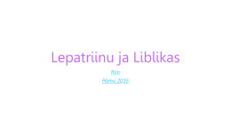 Lepatriinu ja Liblikas Riin Pärnu 2015             Tere Lepatriinu ! ! !   Tere Lepatriinu ! ! !   Tere Lepatriinu ! ! !  Tere Liblikas! ! ! Kas sa.