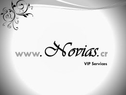 VIP Services Un servicio de  info@interhand.net +506 2431-2972 Apdo. 2600-4050, Alajuela 20110 1.