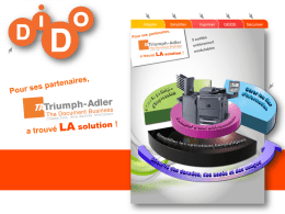 Adapter  Simplifier  Imprimer  GEIDE  Sécuriser   Qu'est-ce que DiDO ? Digital Document Organisation DiDO est un concept modulaire qui s'articule autour de 5 axes : 1.