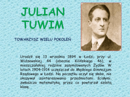 Urodził się 13 września 1894 w Łodzi, przy ul. Widzewskiej 44 (obecnie Kilińskiego 46), w mieszczańskiej rodzinie zasymilowanych Żydów.