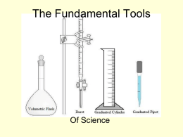 The Fundamental Tools  Of Science Units • Some fundamental measurements in all of science: • Length • Time • Mass  • Many others are combinations of these: •