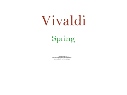 Vivaldi Spring QuickTime™ and a TIFF ( Uncompressed) decompr essor are needed to see this pictur e.