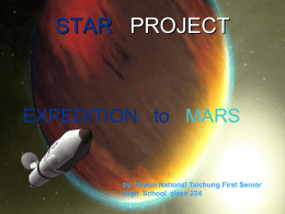 STAR PROJECT  EXPEDITION to MARS  by Taiwan National Taichung First Senior High School class 224   A STRANGE SIGNAL Later onwrong!~~~ we will show you What’s Hmm… the newest pictures maybe captured this is a.
