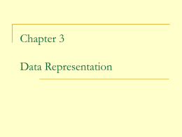 Chapter 3 Data Representation Data and Computers   Computers are multimedia devices, dealing with many categories of information. Computers store, present, and help us modify        Numbers Text Audio Images.