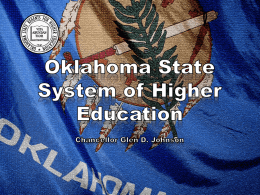 The first Oklahoma territorial legislature passed legislation creating three institutions of higher education in 1890 in order to fulfill a requirement of the.