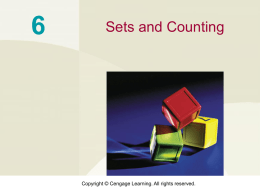 Sets and Counting  Copyright © Cengage Learning. All rights reserved. 6.4  Permutations and Combinations  Copyright © Cengage Learning.