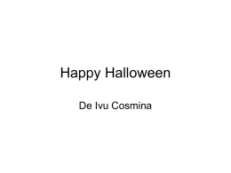 Happy Halloween De Ivu Cosmina.