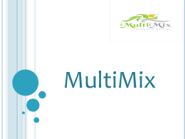 MultiMix WHO IS MULTIMIX? MultiMix is an exciting business opportunity that is here to take the MLM industry to new heights.    The opportunity.