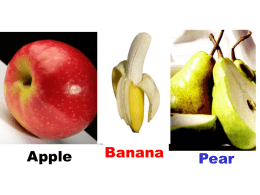 Apple  Banana  Pear Peach  Watermelon Papaya Avocado  Coconut Mango Tangerine or mandarin orange Orange Grape fruit Cherry Blueberry  Strawberry  Raspberry Rock melon Honeydew Cantaloupe Cranberries  Dates  Dragon Fruit.