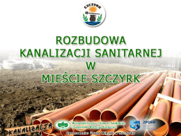 Stan przed rozpoczęciem realizacji inwestycji:  Gospodarka ściekowa na terenie Miasta Szczyrk prowadzona była poprzez czasowe opróżnianie zbiorników na ścieki, które odprowadzane były.