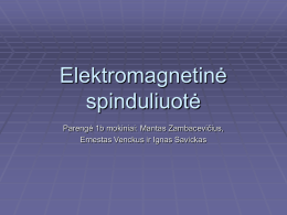 Elektromagnetinė spinduliuotė Parengė 1b mokiniai: Mantas Zambacevičius, Ernestas Venckus ir Ignas Savickas Turinys  Kas yra Elektromagnetinė spinduliuotė  Elektromagnetinės spinduliuotės poveikis        žmogui Mikrobangų krosnelės elektromagnetinis spinduliavimas Apsisaugojimas nuo.