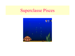 Superclasse Pisces   * São aquáticos * Corpo geralmente coberto por escamas * Aspecto geralmente fusiforme * Locomovem-se por nadadeiras * Dividem-se em duas grandes classes: Condrichthyes.