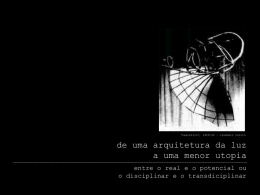 ‘Leatatlin’, 1929\32 – vladímir tatlin  de uma arquitetura da luz a uma menor utopia entre o real e o potencial ou o disciplinar e.