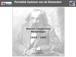 Periodiek Systeem van de Elementen Groep 16 (VIa) Zuurstofgroep  Leo Bergmans – Jean Van de Weerdt.