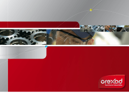 L’expertise au service des professionnels de l’industrie L’expertise au service des professionnels de l’industrie  En janvier 2007 Orexad naît de la fusion de.