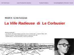 Prof. Paolo Fusero  corso di Fondamenti di urbanistica  Facoltà di Architettura  Università degli Studi G.
