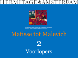 © Succession Henri Matisse, De rode kamer (Harmonie in rood), 1908 c/o Pictoright Amsterdam 2010  Matisse tot Malevich Voorlopers.