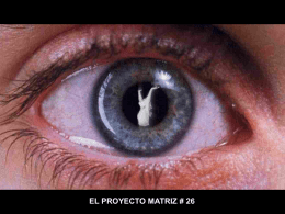 EL PROYECTO MATRIZ # 26 Música: “Te Deum” de Arvo Pärt.