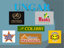 Компания ООО «УНГАР» основана в 1992 году отцом и сыном – Унгуряну Александром и Унгуряну Игорем. В настоящее время в компании работают.