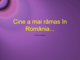 Cine a mai rămas în România... by Florin Popescu    Zugravul Are o ţigară în colţul gurii şi chef de muncă în colţul îndepărtat al vieţii. Tricoul.
