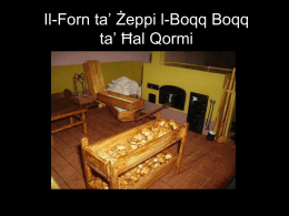Il-Forn ta’ Żeppi l-Boqq Boqq ta’ Ħal Qormi Il-magna li tlewwet l-għaġina.