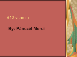 B12 vitamin By: Pánczél Merci   B12 szerkezete Szerkezete hasonlóságot mutat a porfirinvázzal. Központi részét négy pirrolgyűrűből álló rendszer képezi, amely azonban a porfirinváztól eltérően nem alkot.