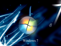 Windows 7   • Windows 7 е най-новата версия на Microsoft Windows, за употреба на персонални компютри, включително домашни и бизнес компютри, лаптопи, таблети, медиа.