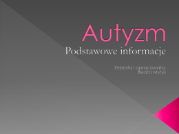 w Polsce jest około 30 tys. osób z autyzmem, w tym 20 tys.
