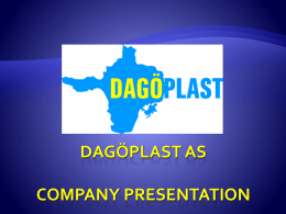 Vilka är vi? Vad producerar vi? Logistik Certifieringar   Dagö är den norra av de två stora estniska öarna. Dagö var länge centrum i svenskbygden, men kejsarinnan.