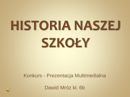 Konkurs - Prezentacja Multimedialna Dawid Mróz kl. 6b We wrześniu 1939 r.