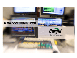 www.cobranzas.com  WWW.COBRANZAS.COM  Cargill Argentina   ¿Cómo operar con este servicio? • Cada proveedor debe ingresar en la WEB www.cobranzas.com y seleccionar el logo de Cargill con.