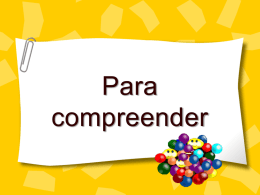 Para compreender   Para compreender o valor de uma Irm&atilde;, pergunta a algu&eacute;m que n&atilde;o tem nenhuma ou que a perdeu.   Para compreender o valor de 10 anos, pergunta a.