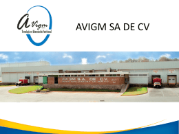 AVIGM SA DE CV   Misión • Elaborar y proveer productos derivados del huevo, con la mejor calidad e inocuidad, haciendo uso de tecnología de.