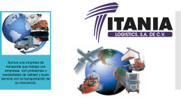 Somos una empresa de transporte que trabaja con empresas con problemas o necesidades de calidad y buen servicio con la transportación de su mercancía.   MISION Ser parte.