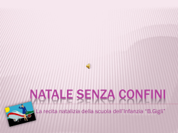 NATALE SENZA CONFINI La recita natalizia della scuola dell&rsquo;Infanzia &ldquo;B.Gigli&rdquo; E&rsquo; LA VIGILIA DI NATALE E LA FAMIGLIA GIGLI ARRIVA ALL&rsquo;AEROPORTO  PER PRENDERE.
