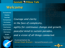 The Gestalt Pillow Talk PowerPoint Presentation