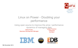 LoP_ISV_TS_19Nov_6 - Robin Porter - Quru Power Linux