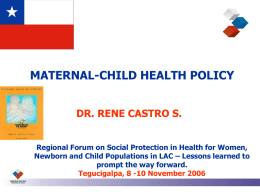 Mother & Child Health Protection Policy, Chile