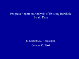 Progress report on BSM data evaluation