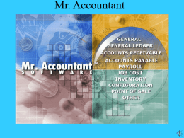Mr. Accountant Slide Show Demo