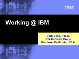 Working@IBM