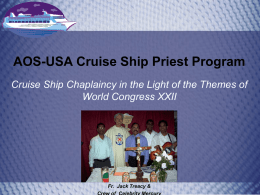AOS-USA Cruise Ship Priest Program