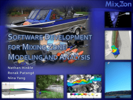 Software Development for Mixing Zone Modeling