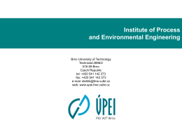 Institute of Process and Environmental Engineering