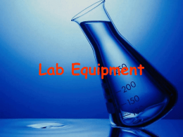 Review the Lab Equipment PowerPoint