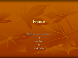 France presentation