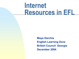 online resources for elt