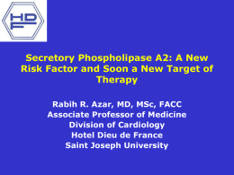 Reduction of sPLA2 with combination therapy